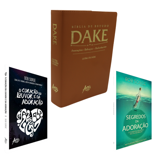 "KIT Bíblia de Estudo Dake + KIT Adoração" + Frete Grátis + Parcelamento Sem Juros