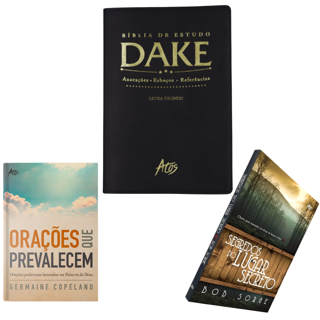 "KIT ESPECIAL Bíblia de Estudo Dake + BRINDES" + Frete Grátis + Parcelamento Sem Juros