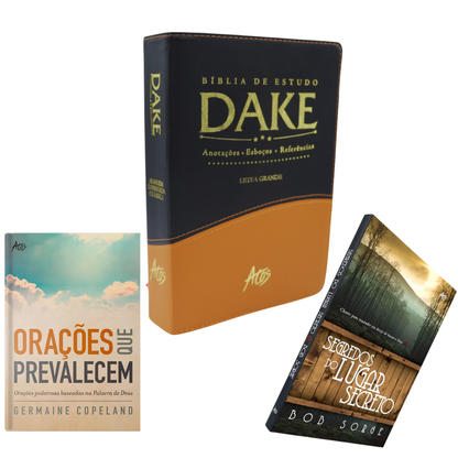 "KIT ESPECIAL Bíblia de Estudo Dake + BRINDES" + Frete Grátis + Parcelamento Sem Juros