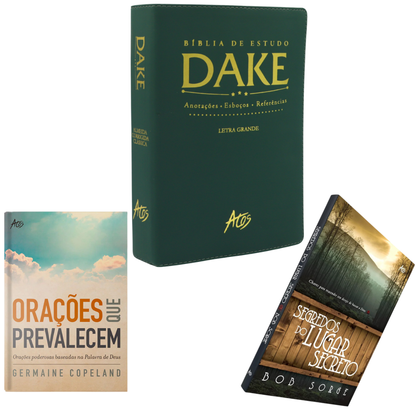 "KIT ESPECIAL Bíblia de Estudo Dake + BRINDES" + Frete Grátis + Parcelamento Sem Juros