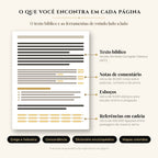 O que você encontra em cada página da Bíblia de Estudo Dake – ilustração esquemática