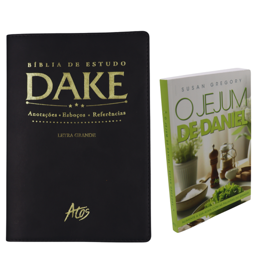 KIT Bíblia de Estudo Dake + Jejum De Daniel + Frete Grátis + Parcelamento Sem Juros